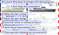 create structural ship boat drawings with stamping and class documentation