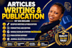 write and publish research article in google scholar, scopus indexed journal