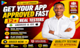 provide 20 testers closed testing 12 app tester testing 12 testers