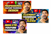 create professional clickbait thumbnail for youtube