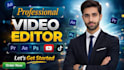 do professional youtube video editing, video editor