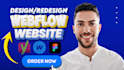 design or develop webflow website, figma to website, webflow expert