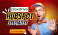 setup hubspot and pipedrive CRM automation and sales funnels