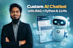 build custom ai chatbot with rag using python and llms