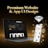 design modern website UI UX and mobile app UI