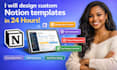 build custom notion dashboard, project management system