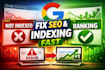 do technical SEO, onpage GEO aeo optimization, google console and indexing