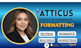 atticus book formatting kindle formatting atticus paperback formatting kdp book