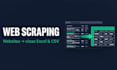 scrape any website into clean excel, CSV or google sheets data