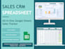 sell CRM spreadsheet clients and sales tracker google sheets or excel