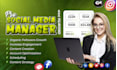 be your social media marketing manager and content creator