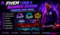 create animated fivem server logo banner and gta rp branding