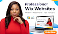 wix redesign website, professional wix website, design wix website redsign