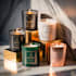 custom premium candle box packaging and label design candle line box packaging