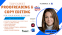 proofread and copy edit your fantasy and romance book