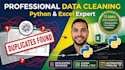 clean, format, and remove duplicates from your excel data