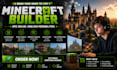 build minecraft builder castle house map minecraft spawn lobby survivial terrain