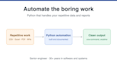 build python automation to save you hours of manual work