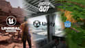 develop 2d, 3d mobile and PC game development in unity or unreal engine