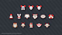 design a custom digital chat sticker pack for messaging apps