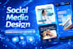design instagram carousel, linkedin carousel, facebook carousel ads post