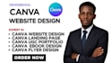 design canva social media design, canva template design , canva website design