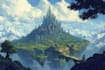 design amazing fantasy landscape