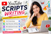 write engaging youtube scripts