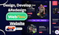 design and develop webflow website, redesign webflow website, webflow framer