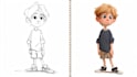 design a cartoon character