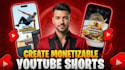 create high quality monetizable viral youtube shorts, instagram reels