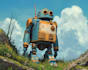 craft epic sci fi robot art and concept designs