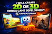 create 2d or 3d mobile game development unreal engine