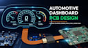 design custom automotive dashboard pcb with digital cluster and hdmi flex design