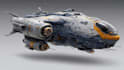 draw high quality spaceship concept