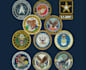 create hand drawn veteran military logo