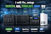 fix, setup ugreen, nas, synology, qnap, wd