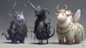 illustrate fantasy art creatures and characters