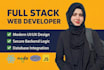 do ai website development, full stack website, frontend, ai mobile app developer