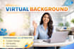 create google meet and zoom virtual background