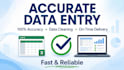 do accurate data entry and data typing in excel