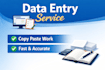 do data entry, copy  paste and typing work