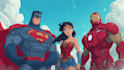 create superhero comic superhero character marvel style