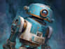 create stunning futuristic robot character art
