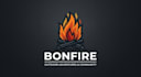 design a warm and creative bonfire logo