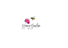 design unique honey garden logo