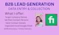 do professional b2b lead generation and web research