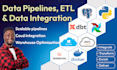 build custom python etl data pipelines and automation