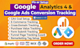 setup ga4, fb pixel, capi, SMM, google ads conversion, GTM server side tracking