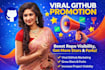 do viral github promotion